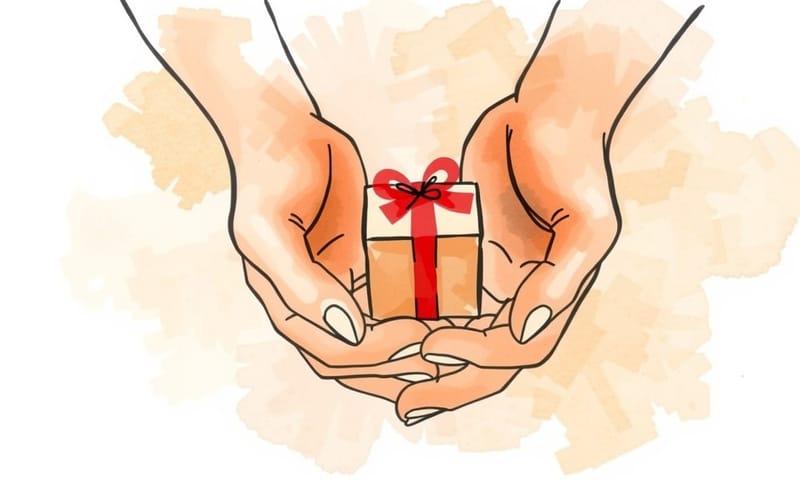 送禮，是把旅途中的一份美好心意分享出去