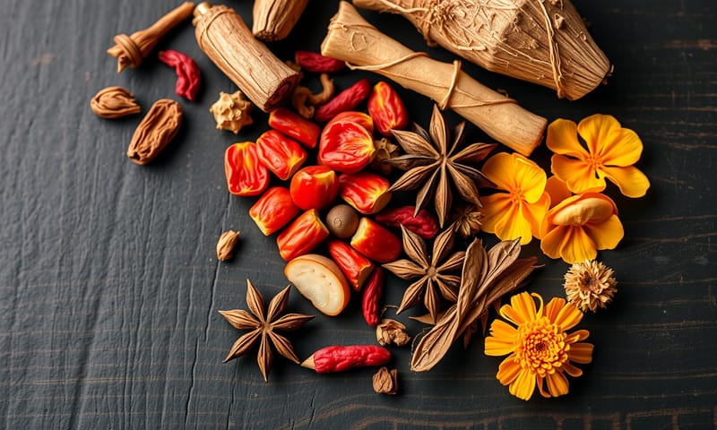 中藥材示意：醫師會根據不同體質，搭配出個人化的藥方。