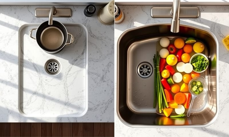 比較不同情境下的水槽使用