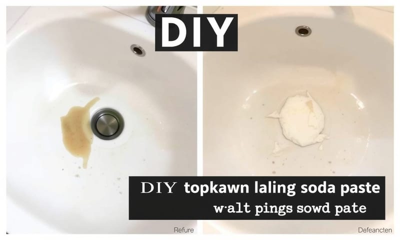 深色水槽清潔前後對比，水垢是最大敵人