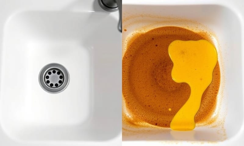 人造石表面染色前後的細節對比