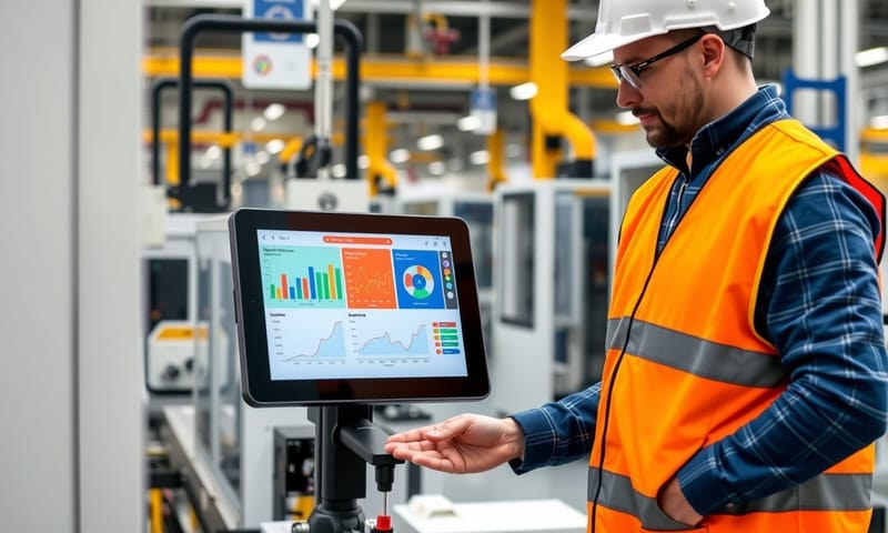 現代工廠中的MES操作介面