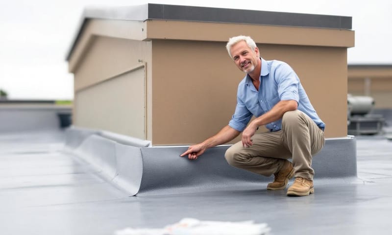 頂樓防水層失效的典型狀況：邊角剝離與裂縫