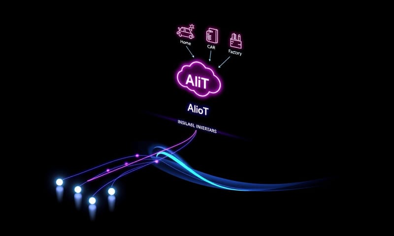 透過 AIoT 技術，混亂的交通（左）有機會變得順暢有序（右）。