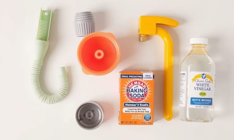 清潔水槽下方P型彎管的準備工作