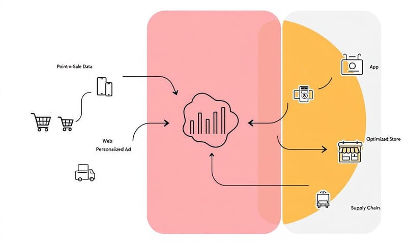 數據驅動決策概念圖