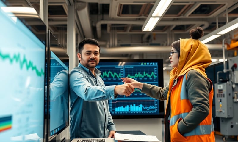 現代化的能源管理戰情室