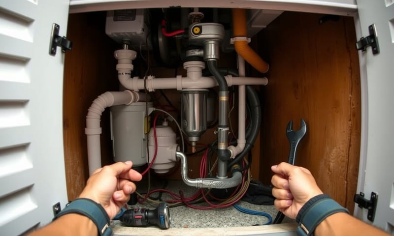 廚下空間的管線可能比想像中複雜