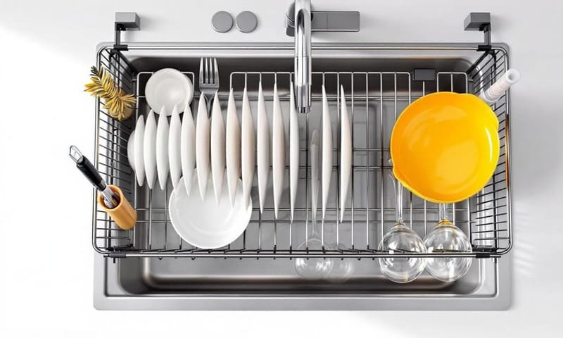 基本功：洗完碗直接變身瀝水區