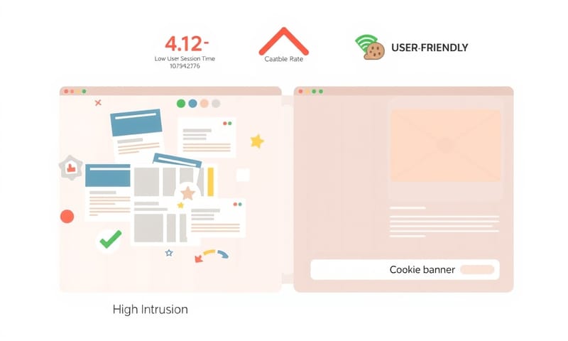 Core Web Vitals 指標，特別是 CLS 和 INP，容易受到彈窗的負面影響。