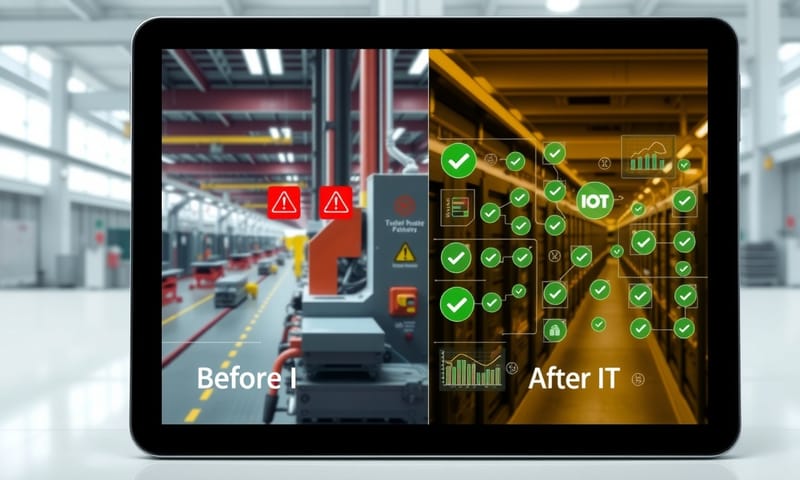 呈現預測性維護效益的儀表板