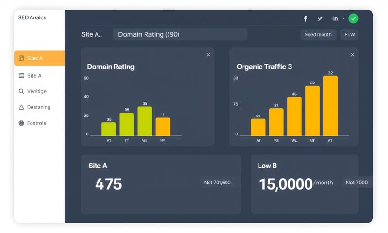 網站指標對照：分數高不等於流量高