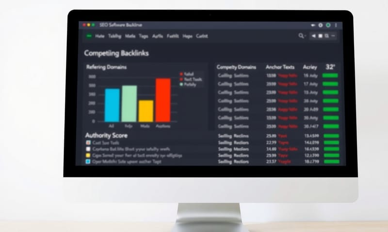 實測環境：在 Ahrefs 工具中分析競爭對手的反向連結來源