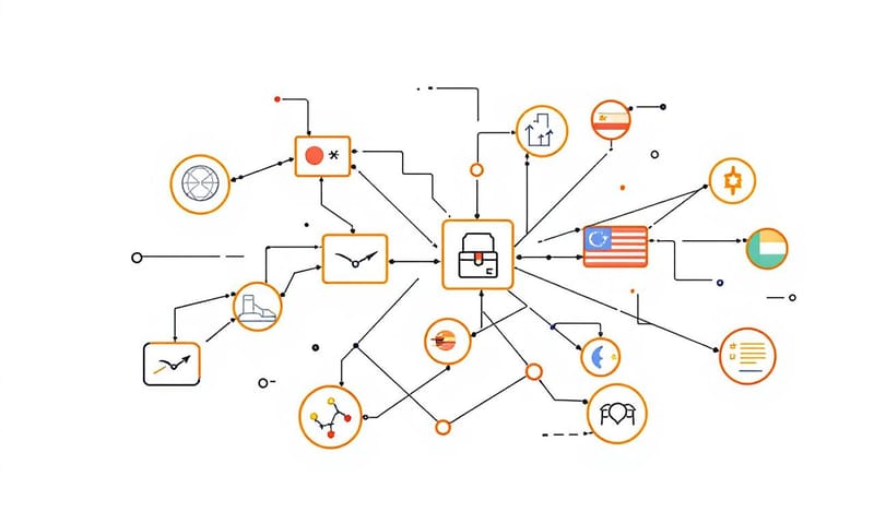 跨境之路的複雜性示意