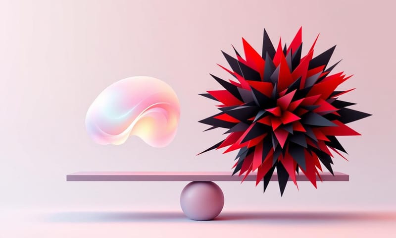 荷爾蒙波動與頭痛的抽象概念圖