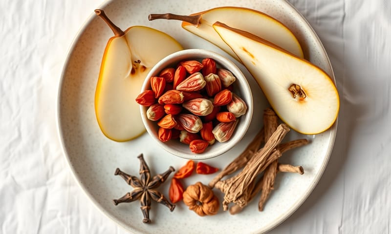 一些常用於滋陰潤燥的食材