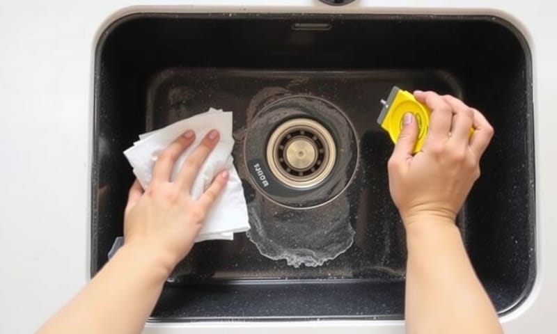 用檸檬酸濕敷一下，軟化水垢。