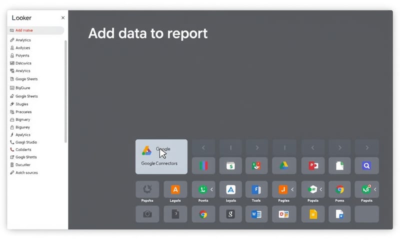 Looker Studio 的核心：選擇與連接你的資料來源