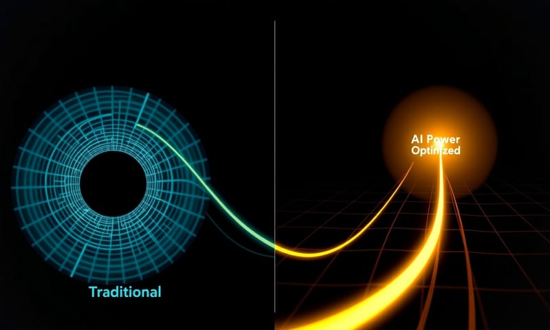 AI演算法優化對位路徑的抽象概念
