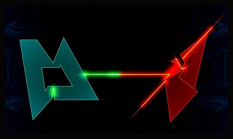 對位精準與否的概念對比圖