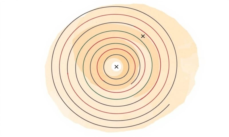用於光學對位的螺旋搜尋演算法示意