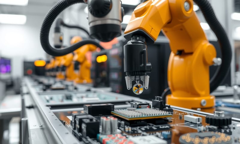 現代化的光通訊元件產線