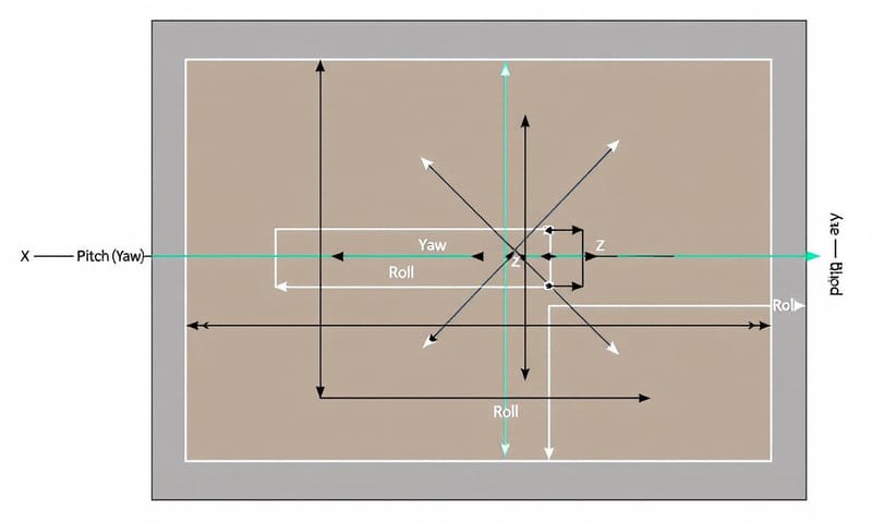 六軸主動對位原理示意