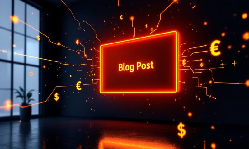 單篇高效益文章的流量與收入概念