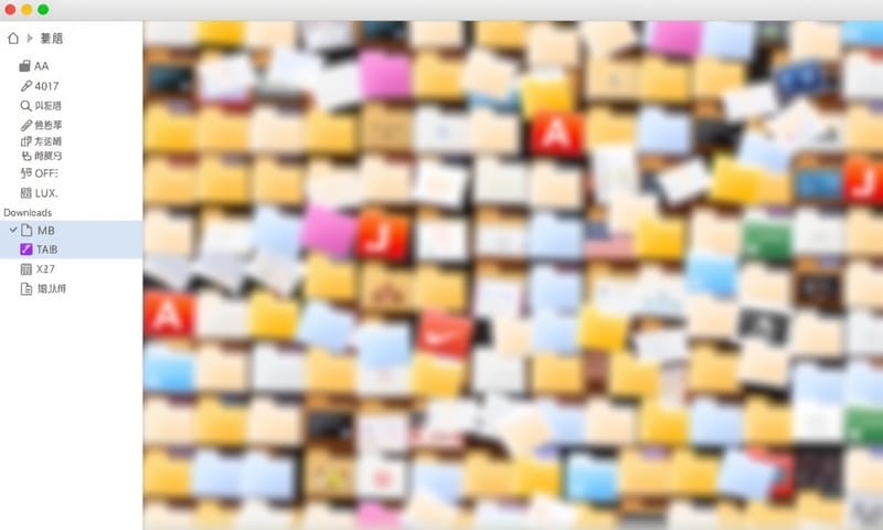 左邊是井然有序的標籤，點一下就找到，右邊是混亂的檔案海，代表著被遺忘的過去。