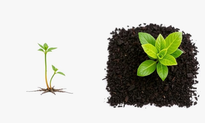 內容策略的結果對比：單純堆砌 vs. 有機成長