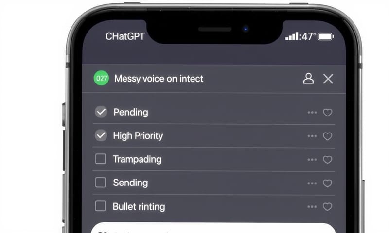 ChatGPT 整理後的待辦清單，瞬間清爽很多