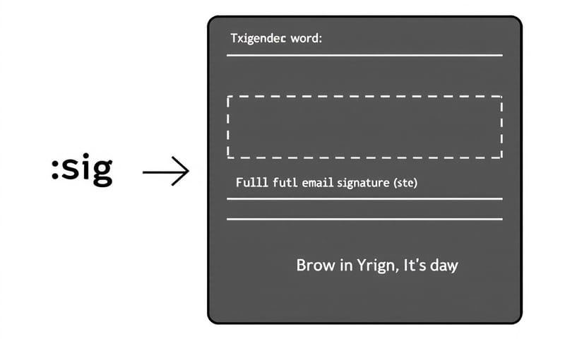 Espanso 的運作概念：簡單指令觸發複雜文字或動作