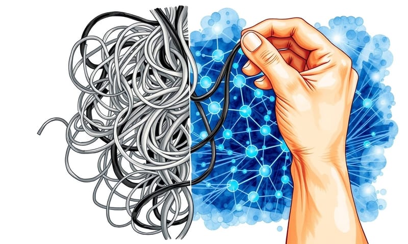 理想很豐滿，但導入 AI 的現實... 往往是先處理這一大堆亂七八糟的東西。