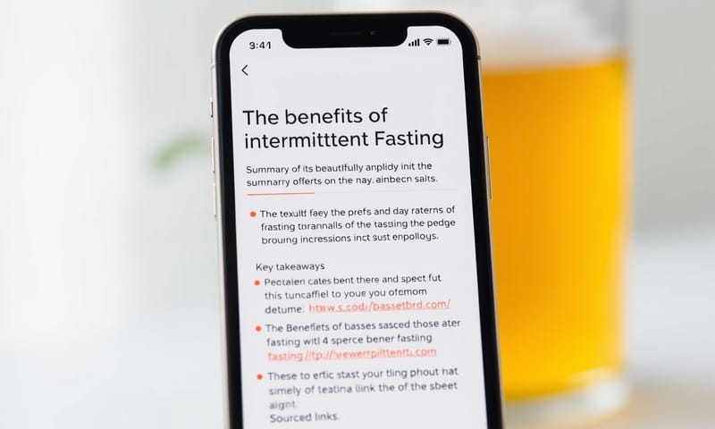Arc Search 的「Browse for Me」AI 整理報告頁面