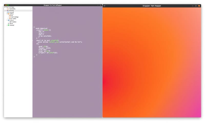 Xnapper 美化前後的截圖對比