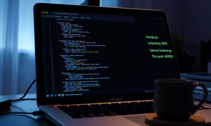 開發環境的一角：當伺服器成功啟動時的療癒瞬間