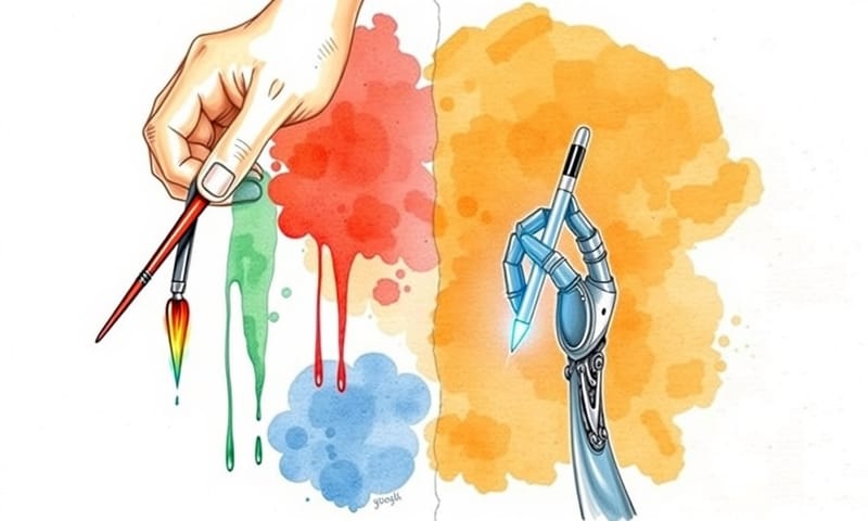 創造的代價：藝術家對抗機器的隱喻