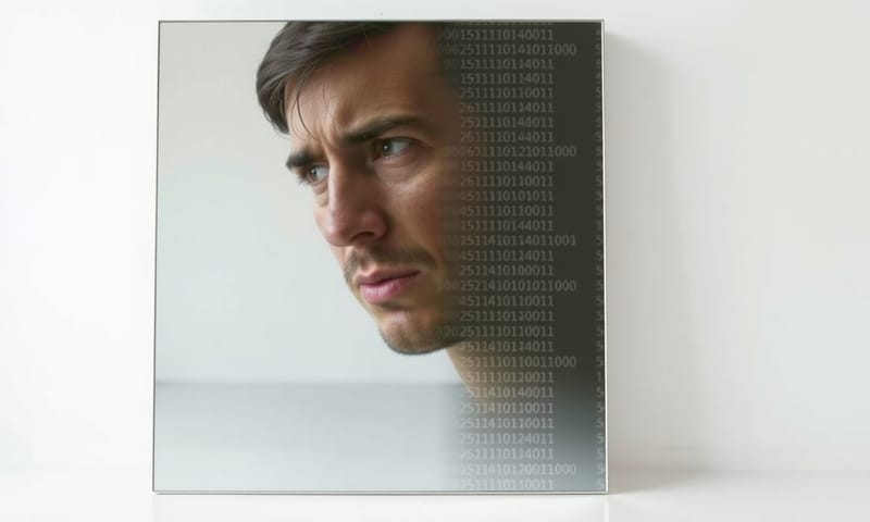 AI 如同一面鏡子，它反映的不是它自己，而是訓練它的無數人類故事。