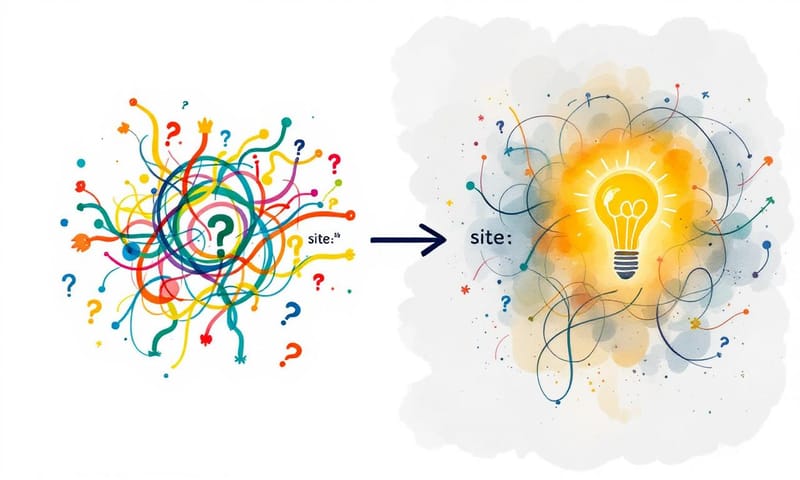 我的搜尋思考流程，從混亂到清晰