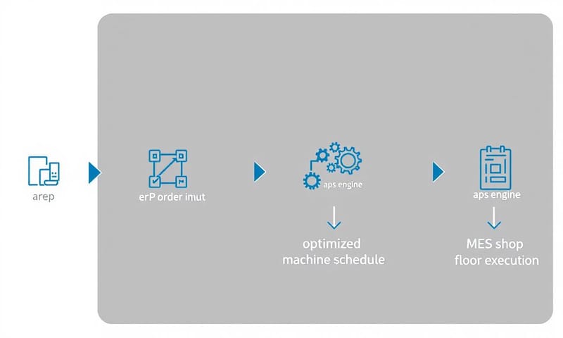 理想中的 APS 運作流程示意圖