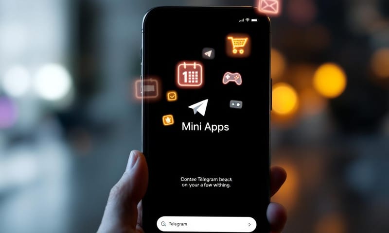 Telegram 小程式的概念：一個 App 內含無數輕量化工具。