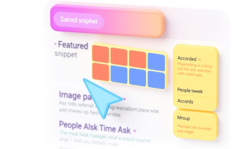 現代搜尋結果頁面充滿各種非傳統連結的區塊。