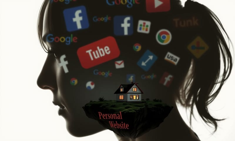 過度依賴平台曝光，就像將自家小店蓋在不穩定的孤島上。