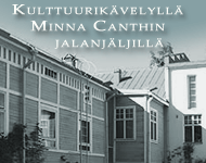 Kulttuurikävelyllä Minna Canthin jalanjäljillä. Kuva: Kimmo Nyyssönen